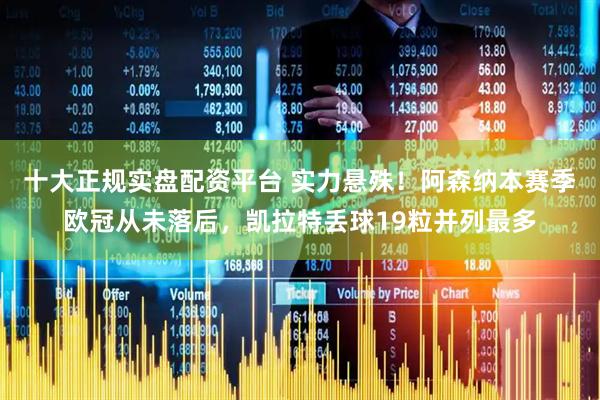 十大正规实盘配资平台 实力悬殊！阿森纳本赛季欧冠从未落后，凯拉特丢球19粒并列最多